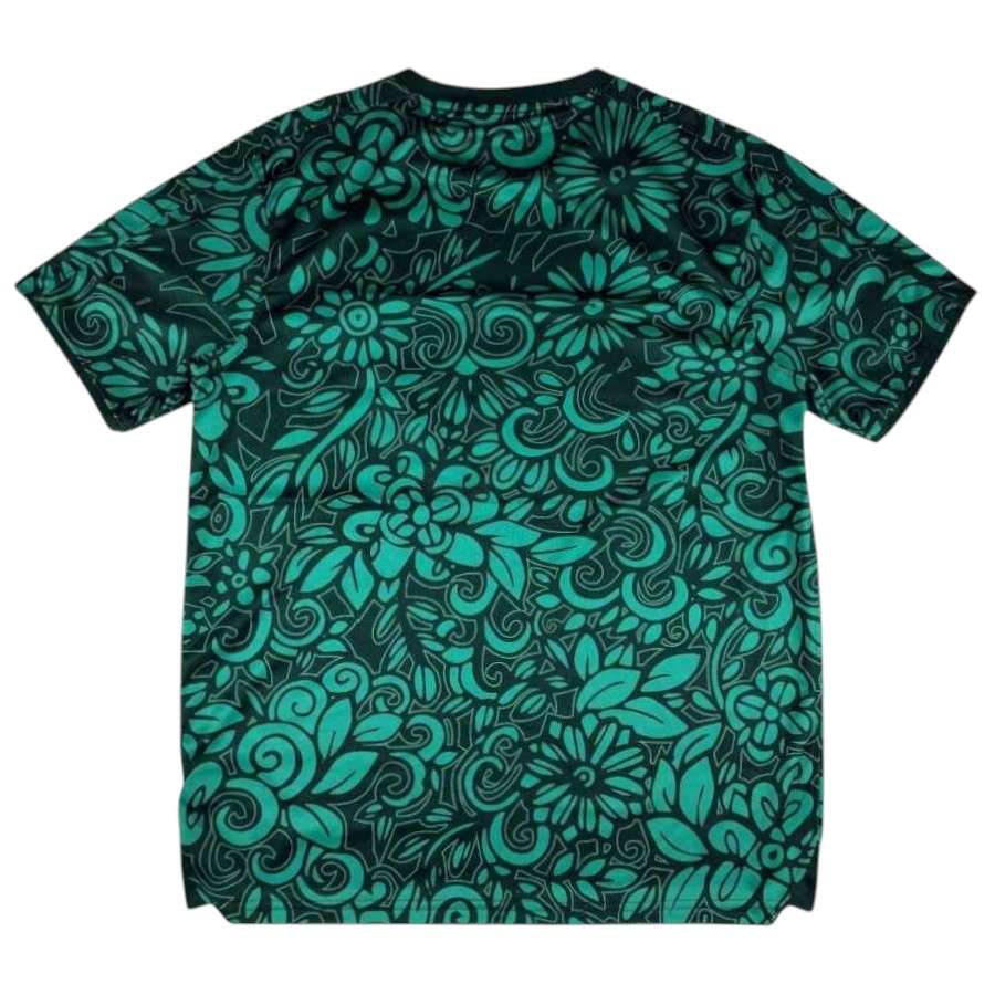 Palæstina fodboldtrøje grøn zaitoun mønster back