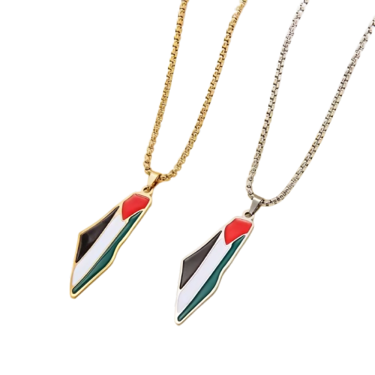 palæstinensisk halskæde støtte gaza