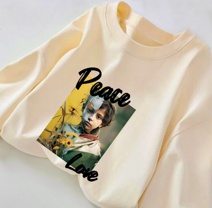 Langærmede T-shirts – 4 Varianter med Forskellige Budskaber og Motiver