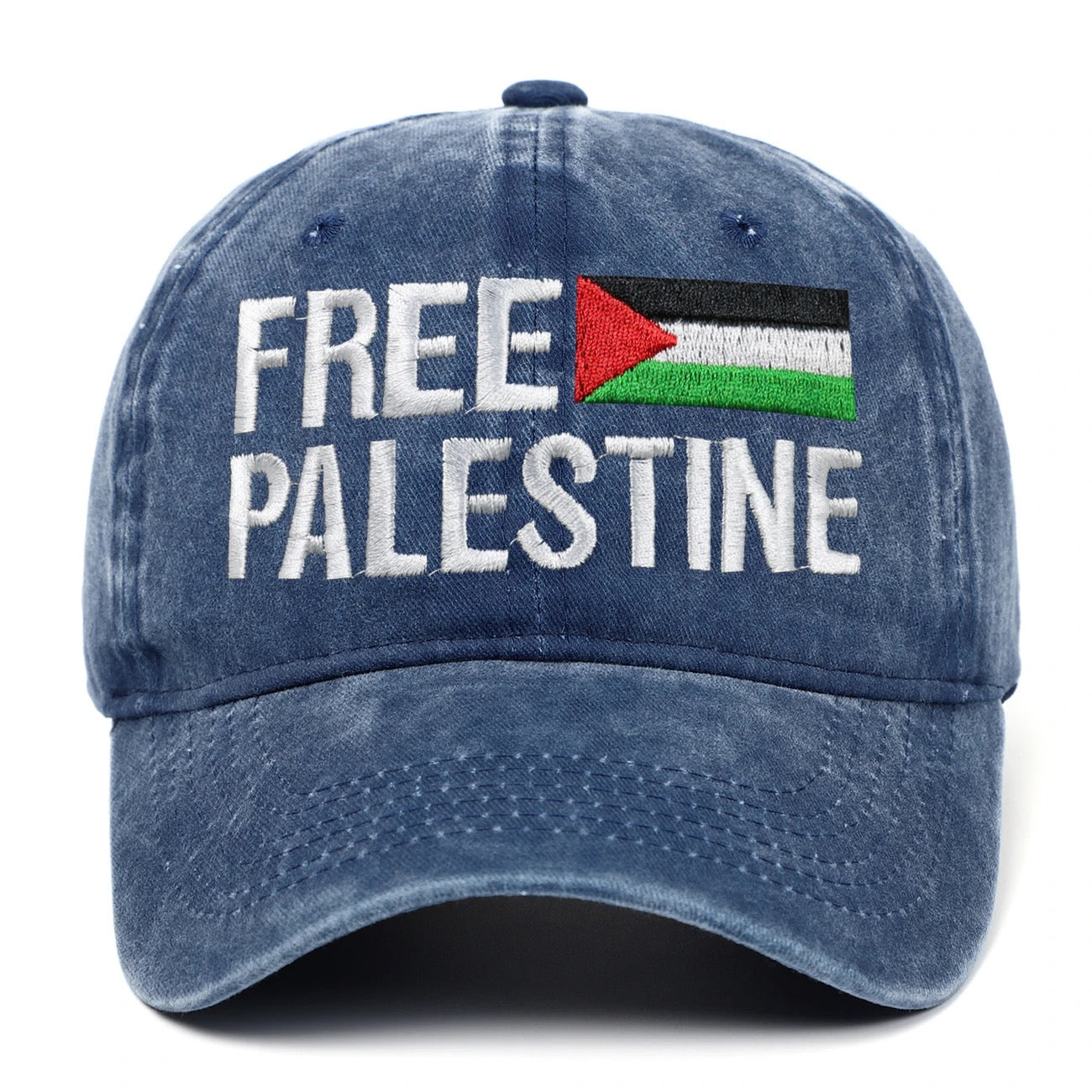 Blå Free Palestine Cap