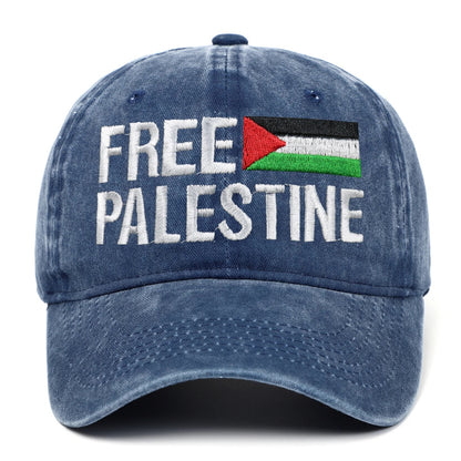 Blå Free Palestine Cap