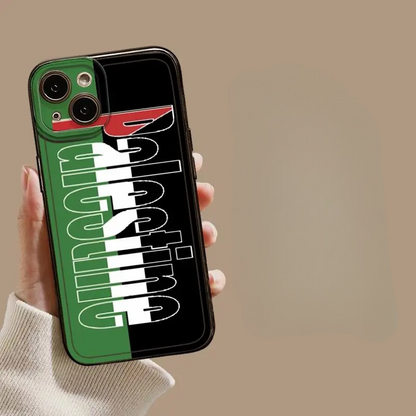 Samling af Mobilcovers med Palæstinensiske Motiver og Budskaber