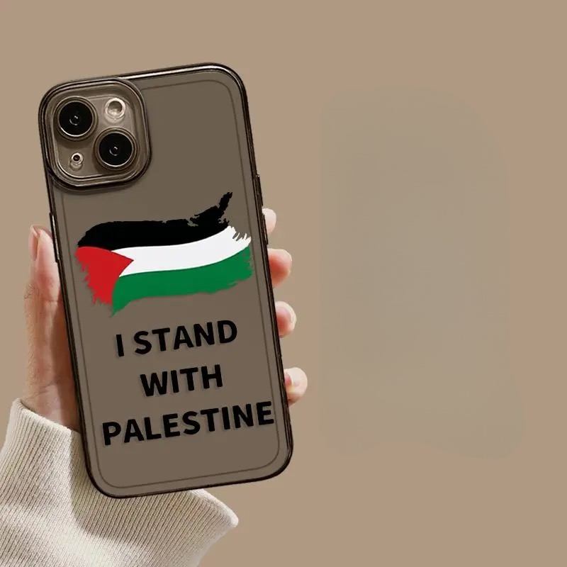 Samling af Mobilcovers med Palæstinensiske Motiver og Budskaber