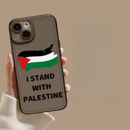 Samling af Mobilcovers med Palæstinensiske Motiver og Budskaber