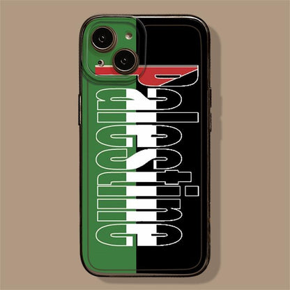 Samling af Mobilcovers med Palæstinensiske Motiver og Budskaber