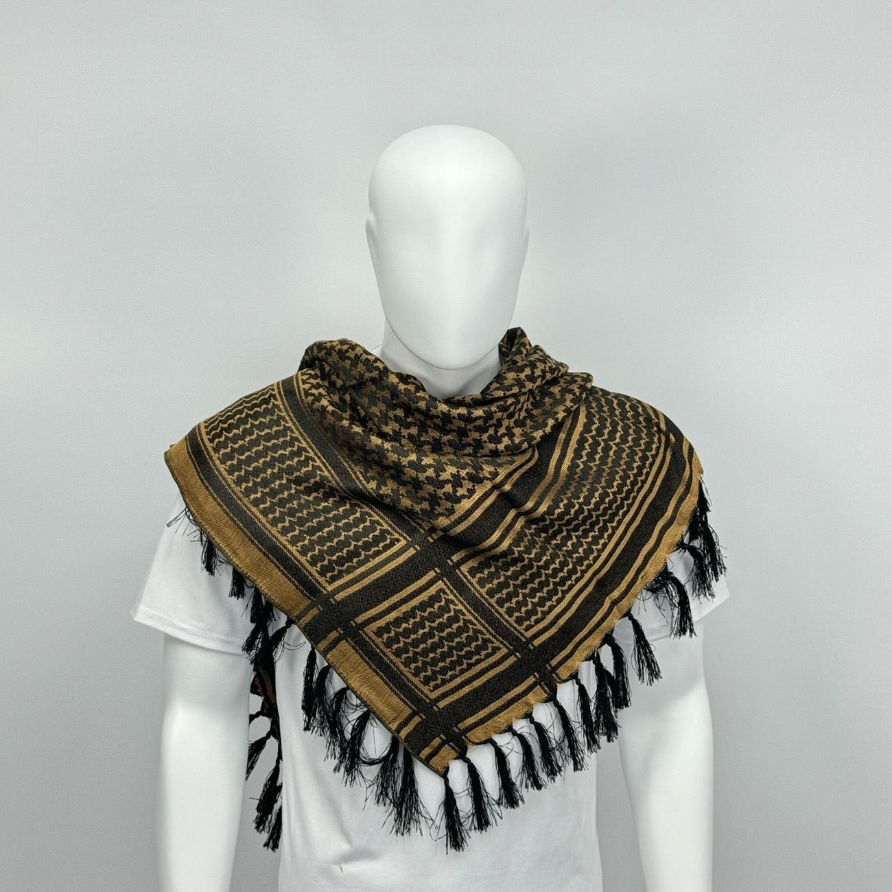 Guld kufiya keffiyeh palæstinensisk tørklæde