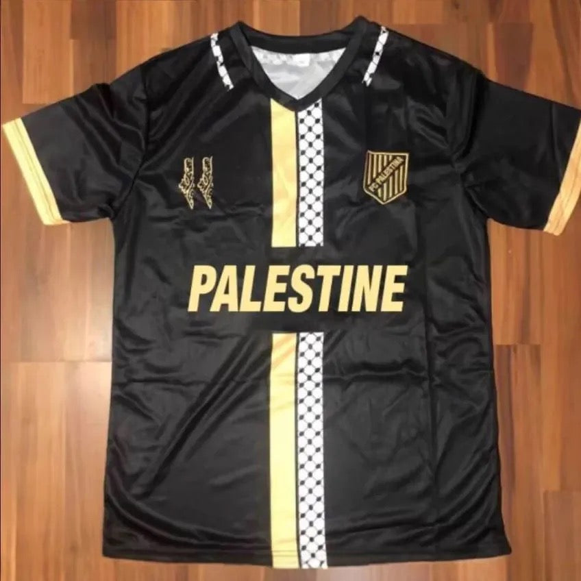 Guld FC Palestine Fodboldtrøje