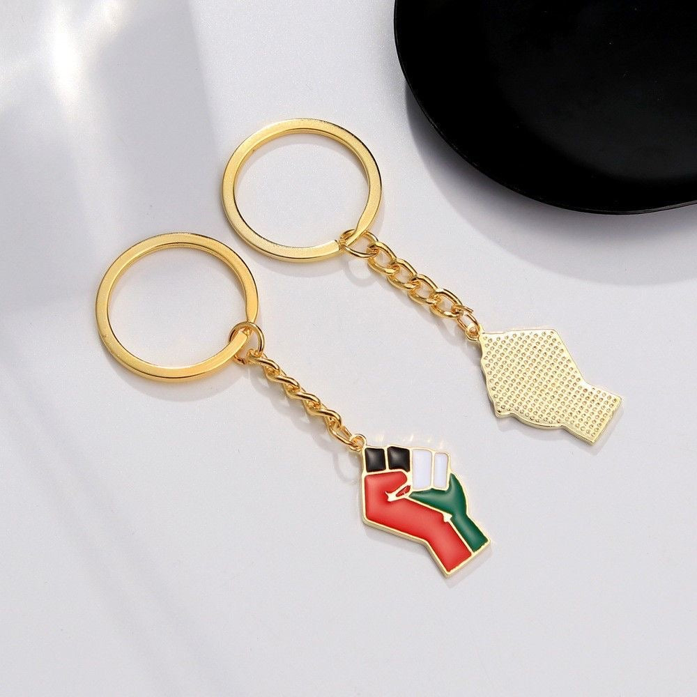 Guld nøgleringe for- og bagside