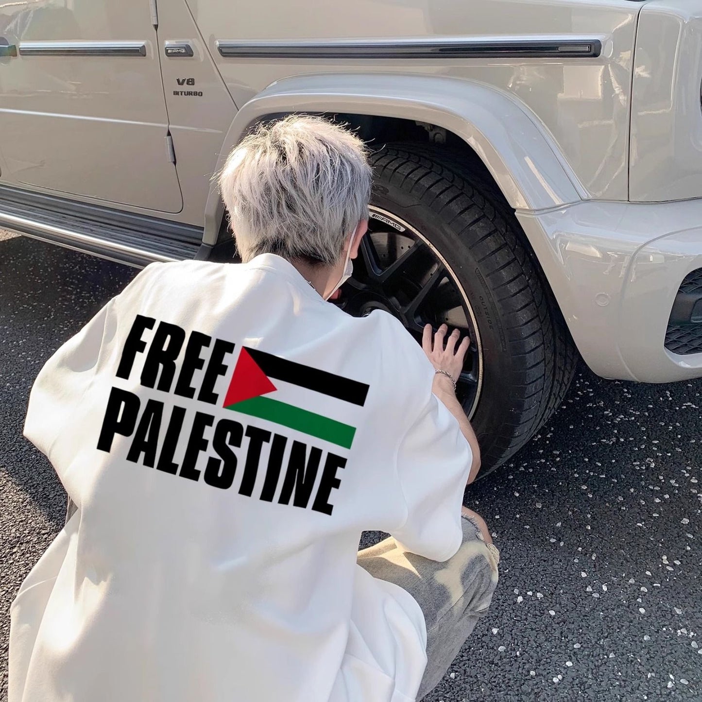 Free Palestine Oversized T-shirt