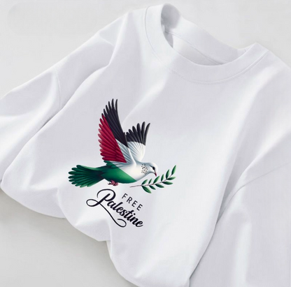 Palæstinensiske Langærmede T-shirts – 2 Varianter i Flere Farver