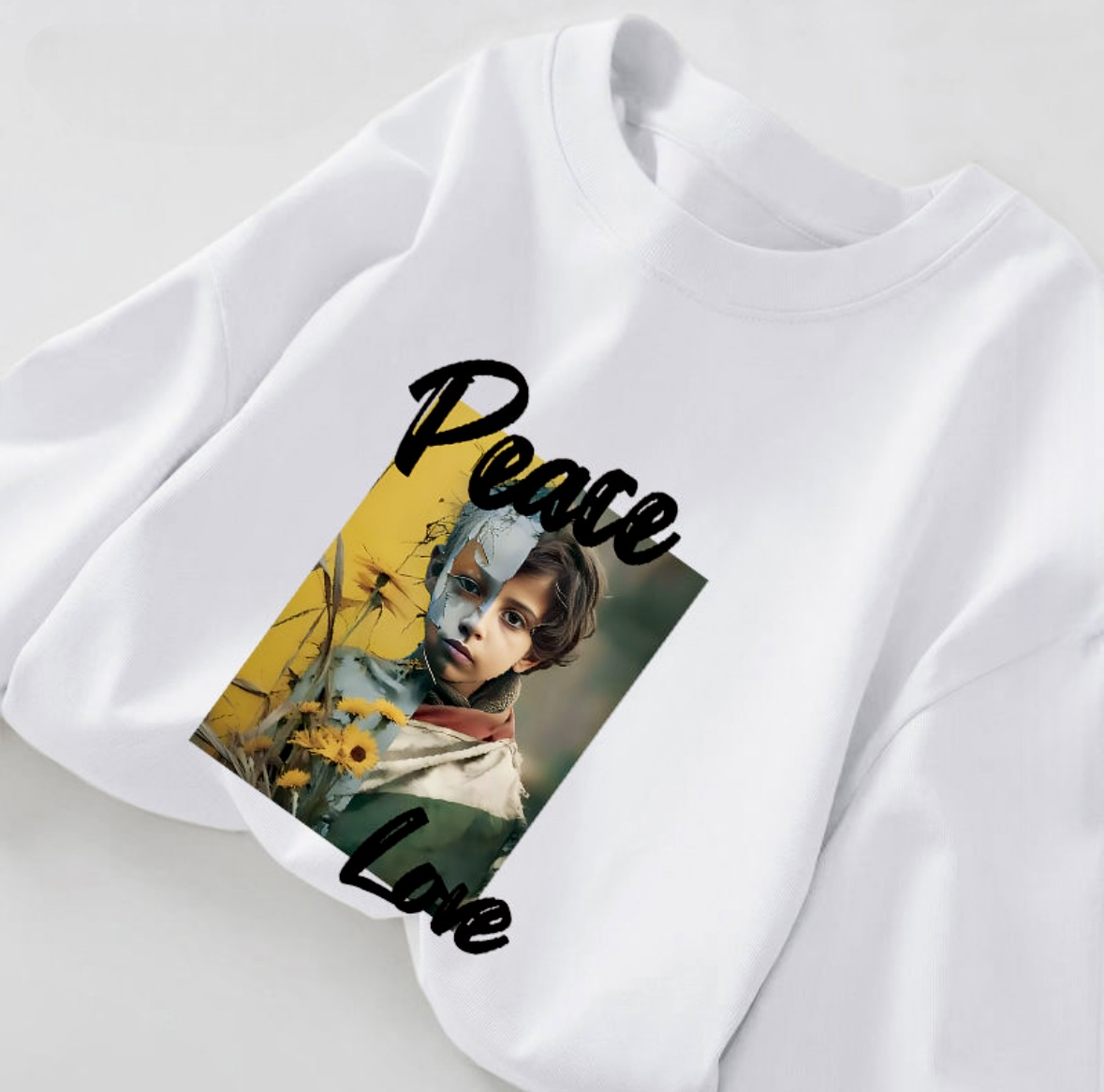 Langærmede T-shirts – 4 Varianter med Forskellige Budskaber og Motiver