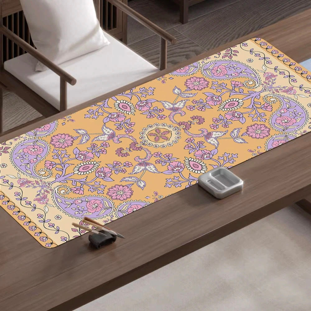 Orientalsk skrivebordsunderlag – Lavendel Paisley