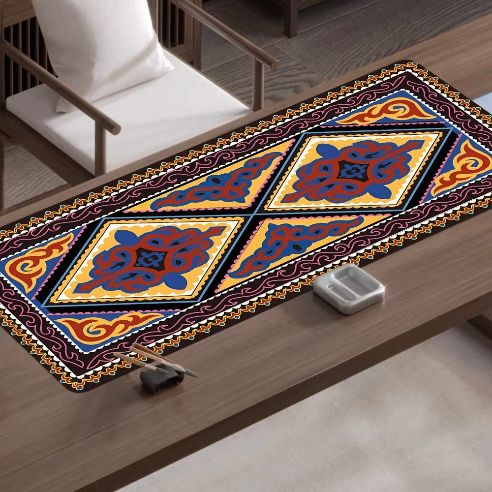 Orientalsk skrivebordsunderlag – Gul Diamant