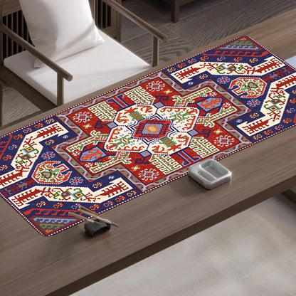 Orientalsk skrivebordsunderlag – Blå & Rød Kilim