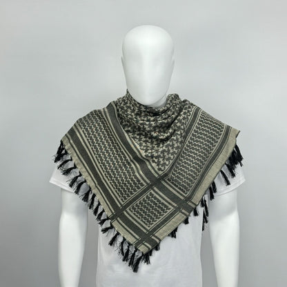 Keffiyeh kufiya palæstinensisk tørklæde i olivengrøn