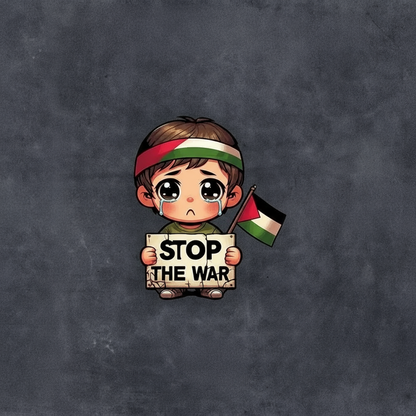 Klistermærker Med Palæstinensisk Budskab – Flere Motiver og Størrelser