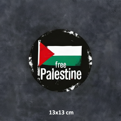 Klistermærker Med Palæstinensisk Budskab – Flere Motiver og Størrelser