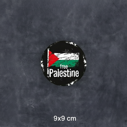 Klistermærker Med Palæstinensisk Budskab – Flere Motiver og Størrelser