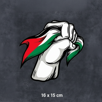 Klistermærker Med Palæstinensisk Budskab – Flere Motiver og Størrelser