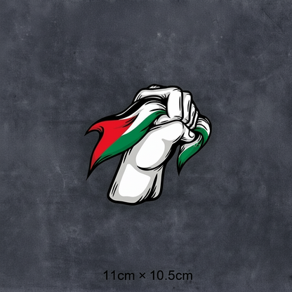 Klistermærker Med Palæstinensisk Budskab – Flere Motiver og Størrelser