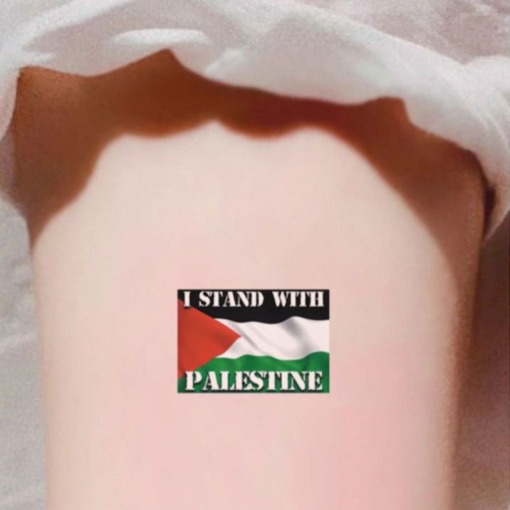 Palæstinensiske Tattoo Klistermærker – Sæt med 6 Varianter (2 stk. pr. Rulle)