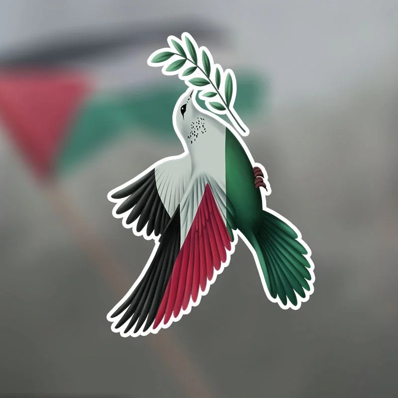 Palæstinensiske Tattoo Klistermærker – Sæt med 6 Varianter (2 stk. pr. Rulle)