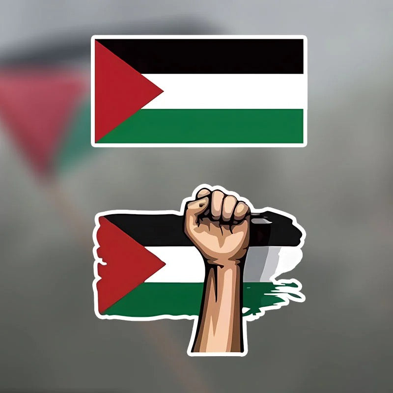 Palæstinensiske Tattoo Klistermærker – Sæt med 6 Varianter (2 stk. pr. Rulle)