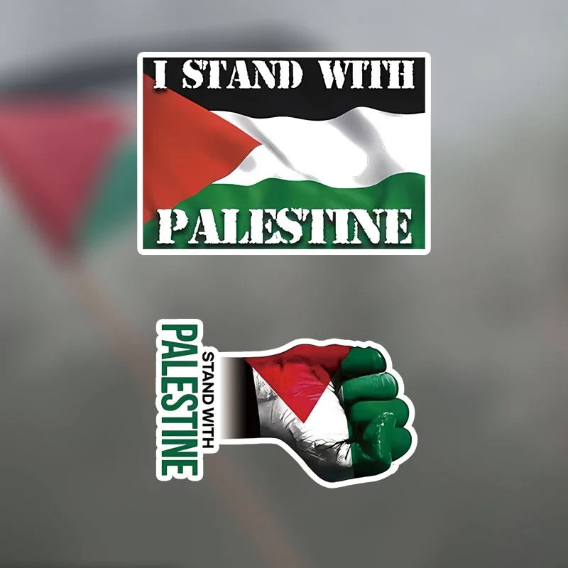 Palæstinensiske Tattoo Klistermærker – Sæt med 6 Varianter (2 stk. pr. Rulle)