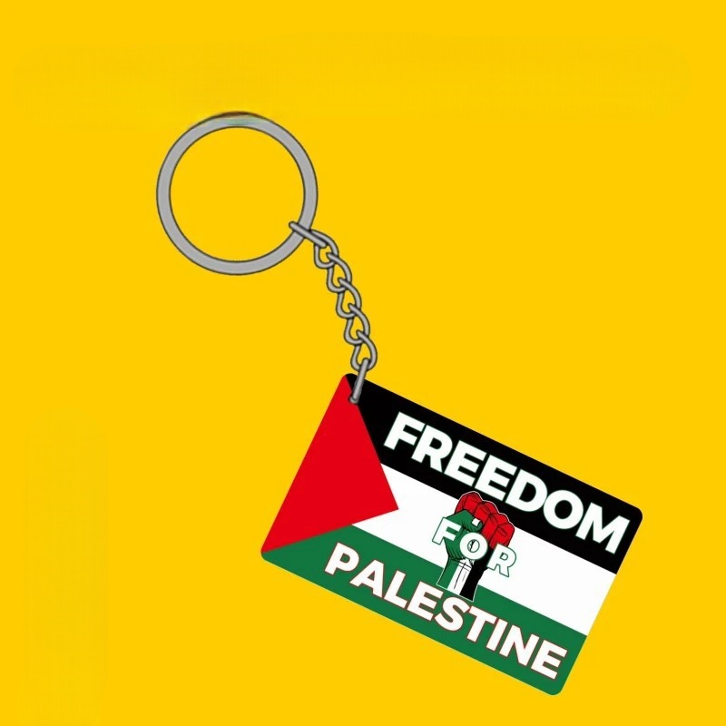 Nøgleringe med Palæstinensisk Frihedstema – Flere Varianter