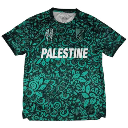 Palæstina fodboldtrøje grøn zaitoun mønster