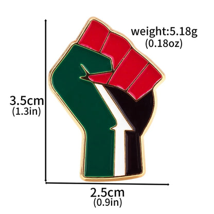 Pin med Palestine Hånd