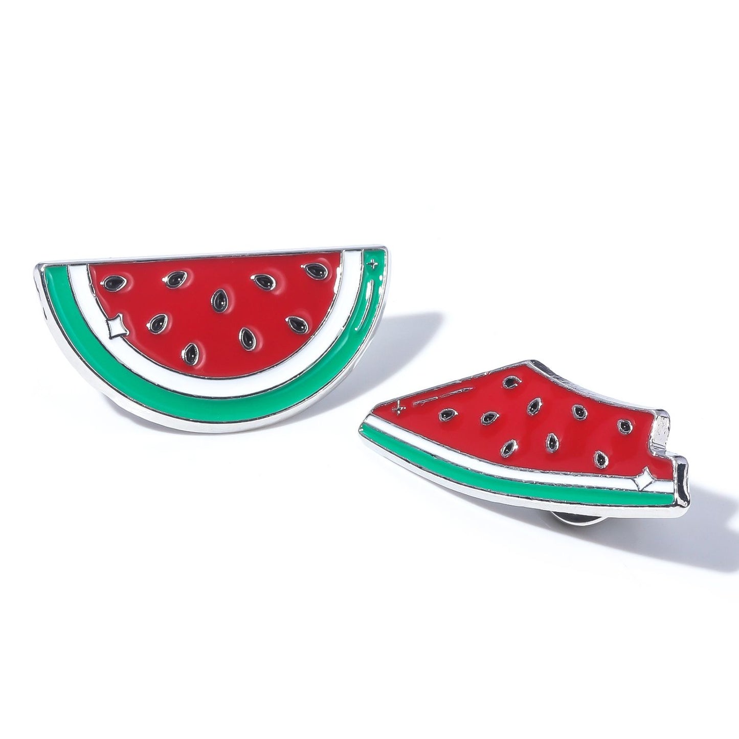 Vandmelon Emalje Pins – 2 Varianter