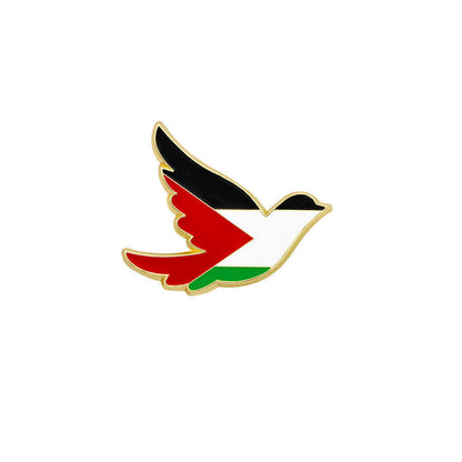 Palæstinensiske Pins / Brooches – Flag, Fugl, Hjerte & Knyttet Hånd