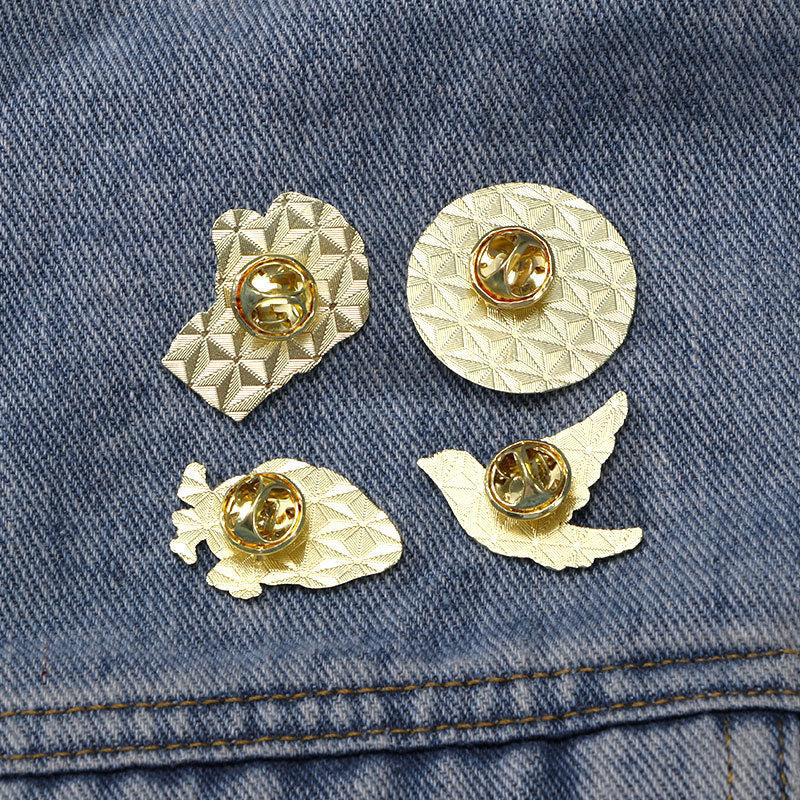 Palæstinensiske Pins / Brooches – Flag, Fugl, Hjerte & Knyttet Hånd