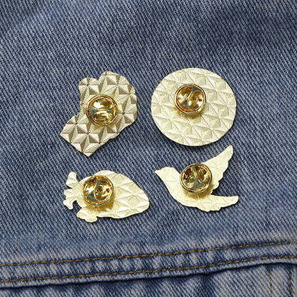 Palæstinensiske Pins / Brooches – Flag, Fugl, Hjerte & Knyttet Hånd