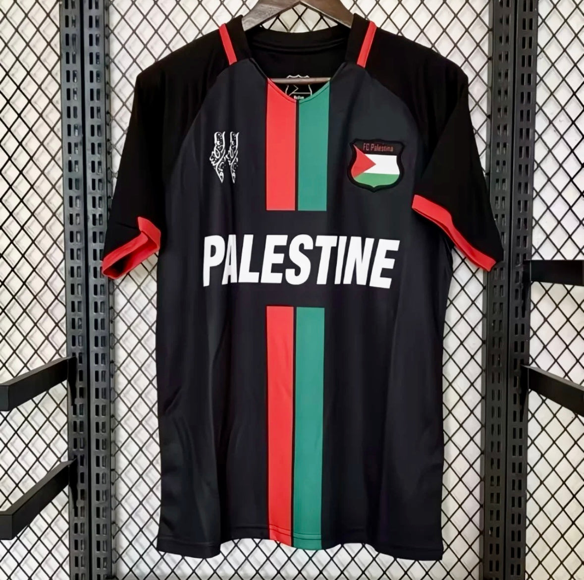 Palæstinensisk Fodboldtrøje – Sort eller Hvid
