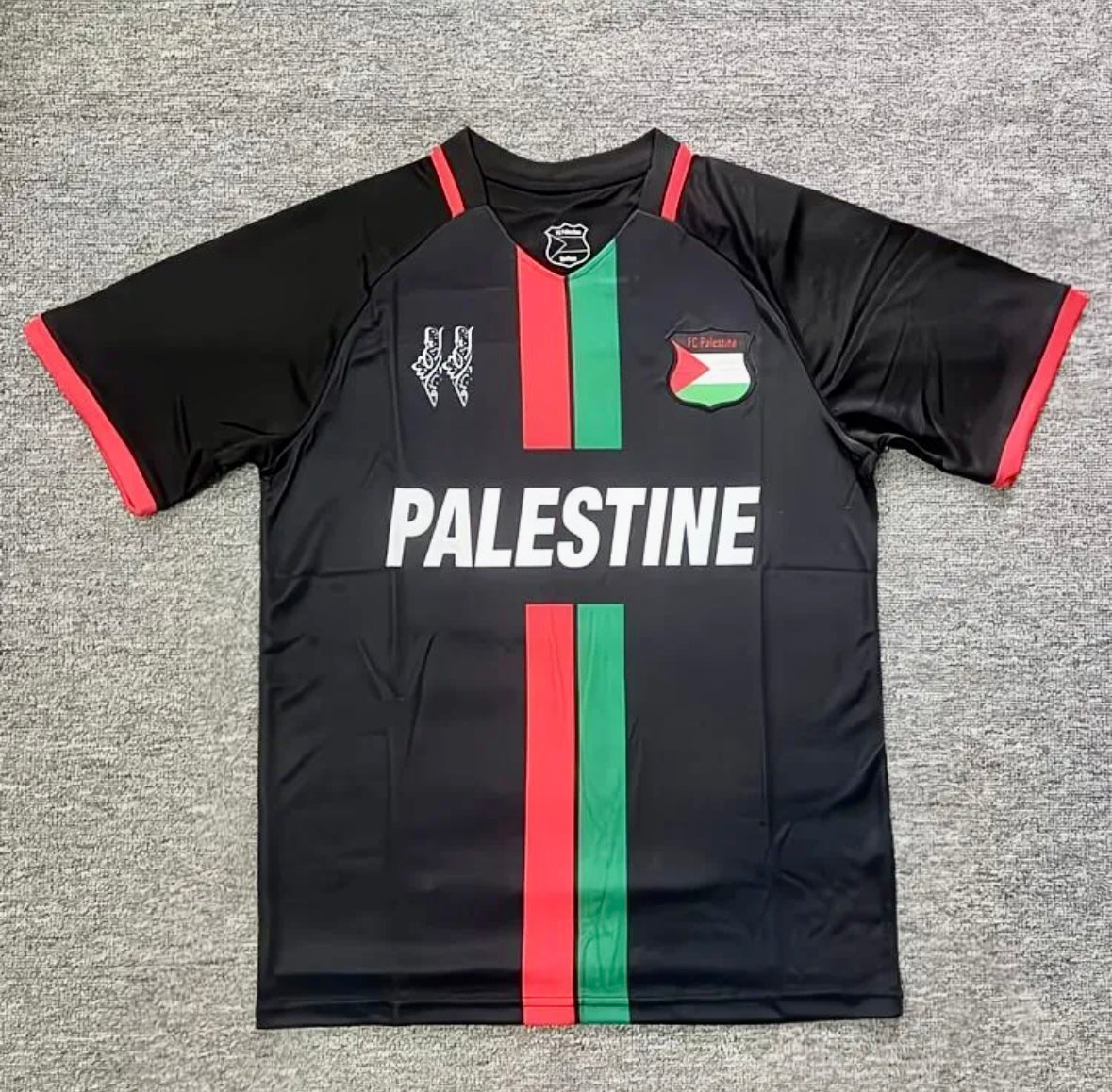 Palæstinensisk Fodboldtrøje – Sort eller Hvid