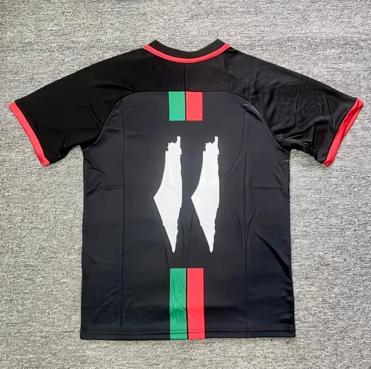 Palæstinensisk Fodboldtrøje – Sort eller Hvid