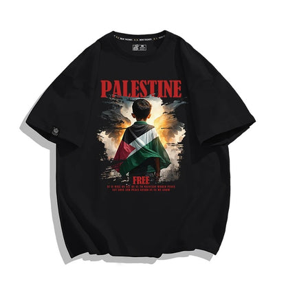 Palæstinensisk T-shirt med Statement