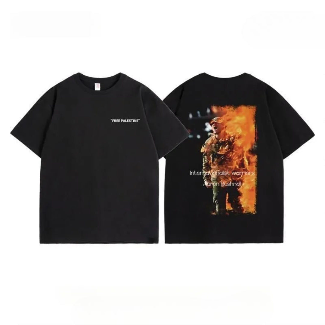 Free Palestine T-shirts – Bushnell & Liberty Girl – Flere Motiver