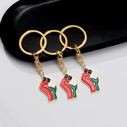 Tre guld nøgleringe