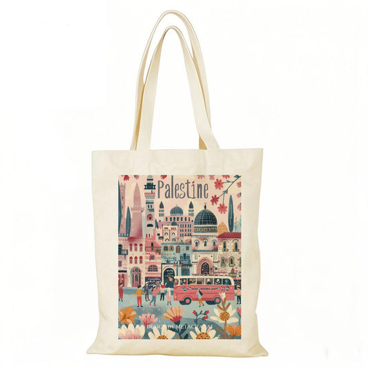 detaljeret palæstina by tegning