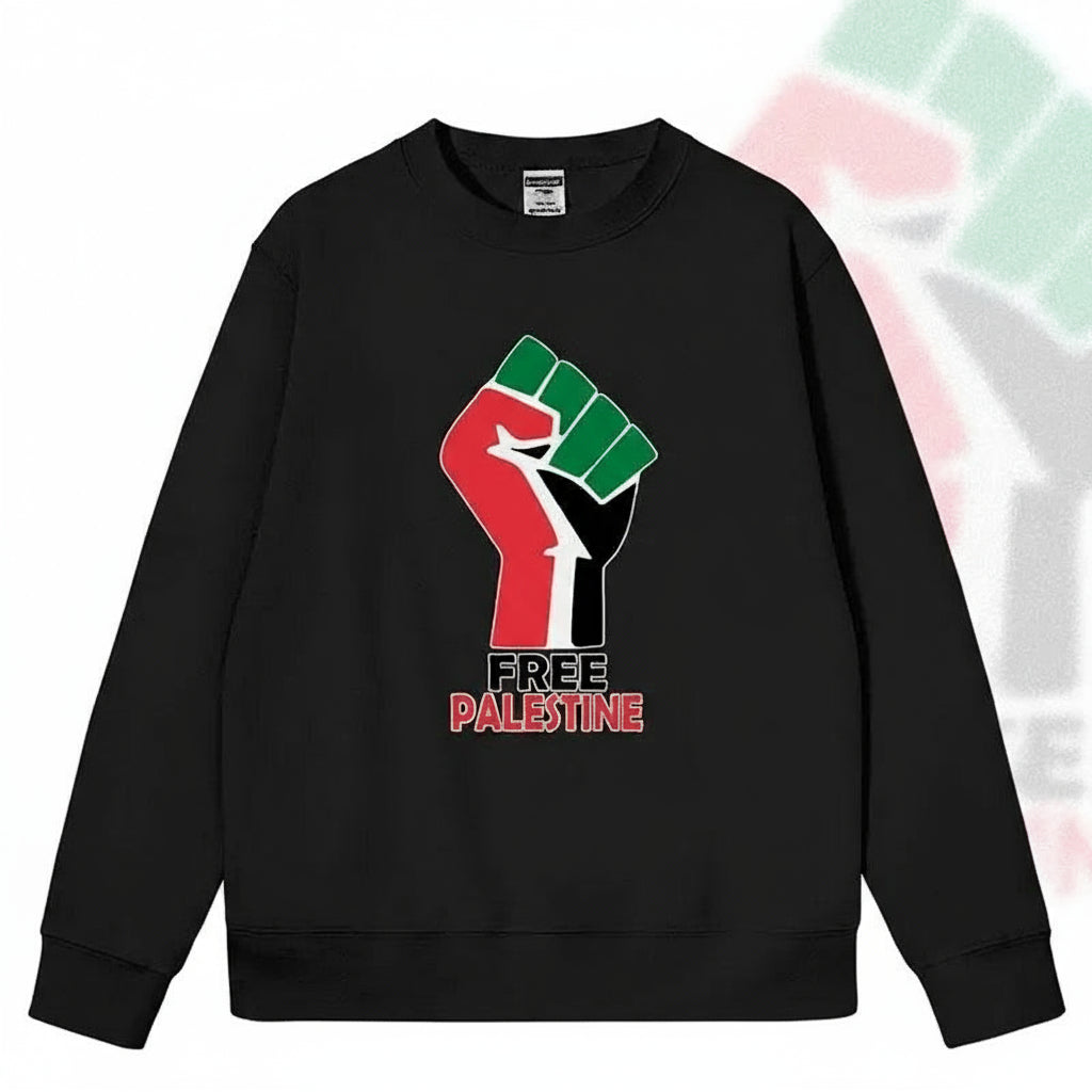 Free Palestine sweatshirt sort