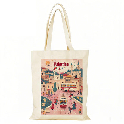 jerusalem illustration bus mulepose