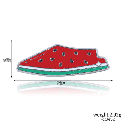 Vandmelon Emalje Pins – 2 Varianter