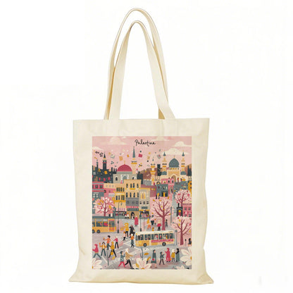 palæstina moske lyserød himmel