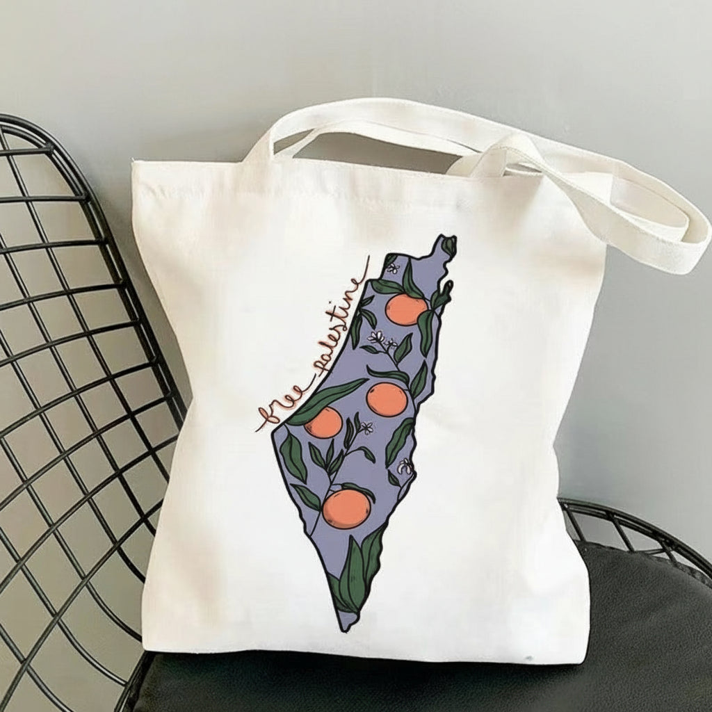 Palæstinensisk mulepose med lynlås.