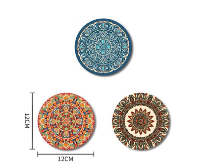 Bordskåner Palæstinensisk Design - Mandala & Blomstermønster