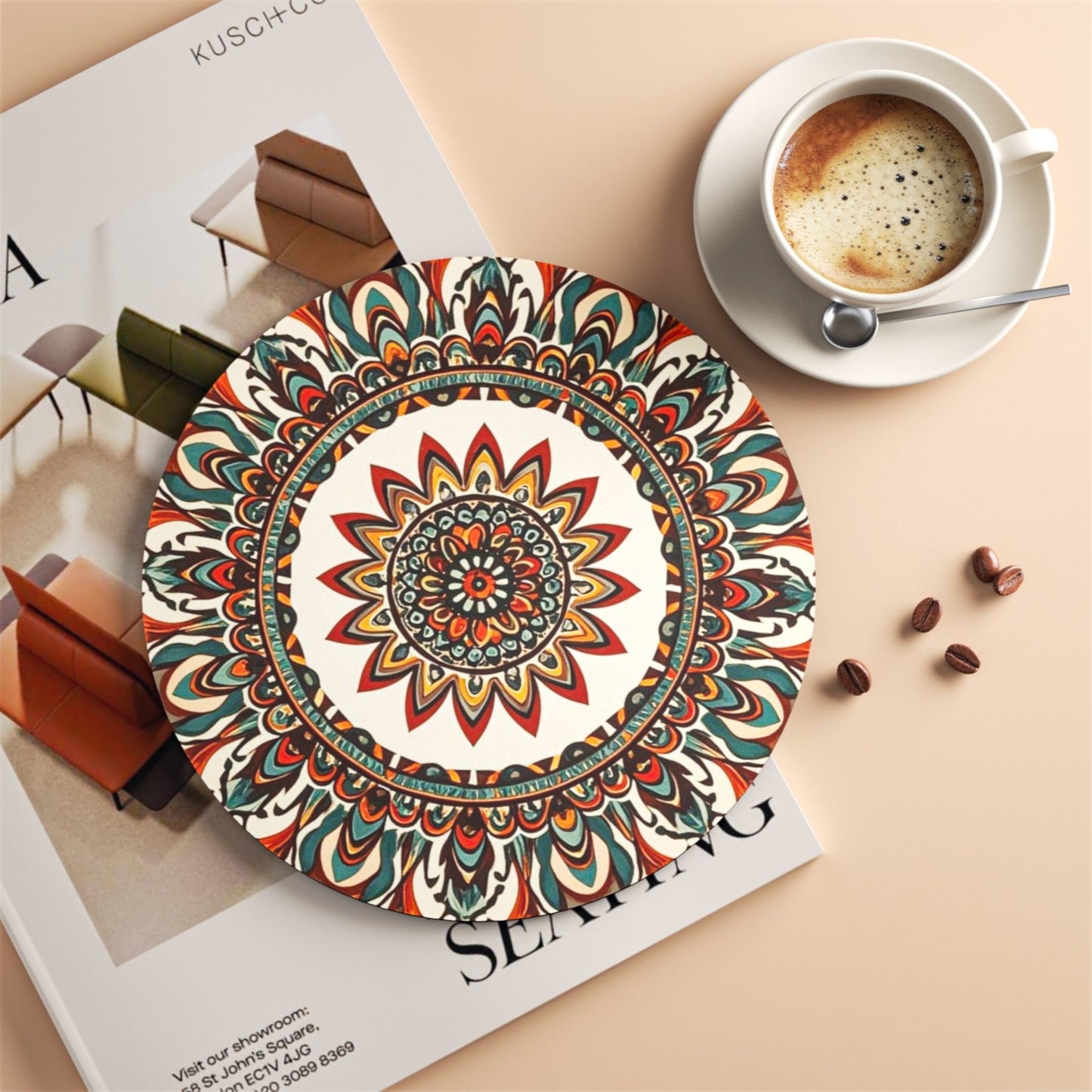 Bordskåner Palæstinensisk Design - Mandala & Blomstermønster