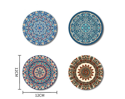 Bordskåner Palæstinensisk Design - Mandala & Blomstermønster